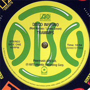 iڍ F TRAMMPS(12) DISCO INFERNO / CAN WE COME TOGETHER