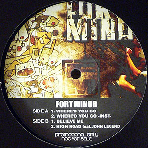 iڍ F FORT MINOR(12) WHERE'D YOU GO