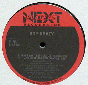 iڍ F BOY KRAZY(12) THAT'S WHAT LOVE CAN DO