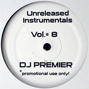 iڍ F DJ PREMIER(12) UNRELEASED INSTRUMENTALS VOL.8
