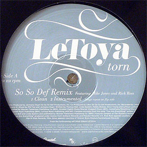 iڍ F LETOYA(12) TORN(SO SO DEF REMIX)