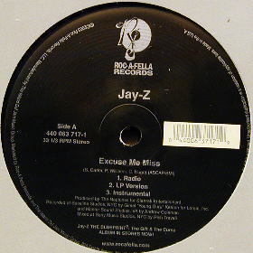 iڍ F JAY-Z(12)EXCUSE ME MISS