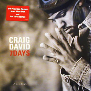 iڍ F CRAIG DAVID(12) 7 DAYS REMIX