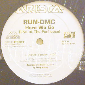 RUN DMC(12) HERE WE GO -DJ機材アナログレコード専門店OTAIRECORD