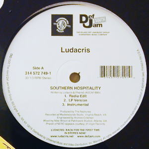 iڍ F LUDACRIS(12) SOUTHERN HOSPITALITY