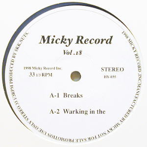 iڍ F V.A.(12) MICKY RECORD NO.18<HY-35/36>
