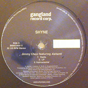 SHYNE FT. ASHANTI (12) JIMMY CHOO -DJ機材アナログレコード専門店