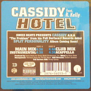 iڍ F CASSIDY FT. R. KELLY(12) HOTEL (US)