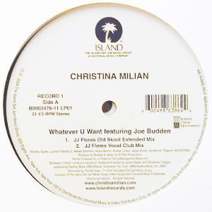 iڍ F CHRISTINA MILIAN(2-12) WHATEVER U WANT DANCE REMIXES
