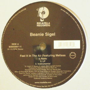iڍ F BEANIE SIGEL FT. MELISSA(12) FEEL IT IN THE AIR
