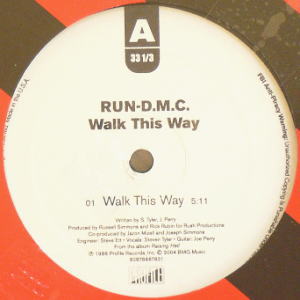 iڍ F RUN DMC(12) WALK THIS WAY (US RE-ISSUE)