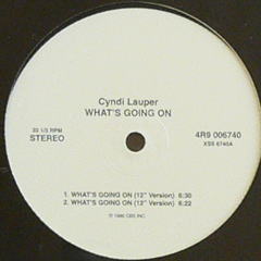 iڍ F CYNDI LAUPER(12) WHAT'S GOING ON