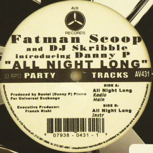iڍ F FATMAN SCOOP / DJ SKRIBBLE / DANNY P(12) ALL NIGHT LONG