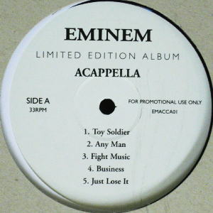 iڍ F EMINEM(12) ACAPELLA ALBUM