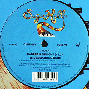 iڍ F THE SUGARHILL GANG(12) RAPPER'S DELIGHT