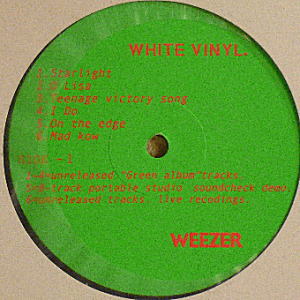 iڍ F WEEZER <LP>/ WHITE VINYL