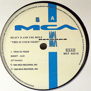 iڍ F HEAVY D AND THE BOYZ(12) THIS IS YOUR NIGHT