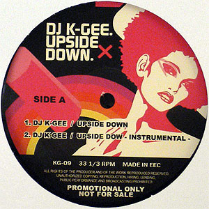 iڍ F DJ K-GEE(12) UPSIDE DOWN