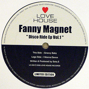商品詳細 ： FANNY MAGNET(12) DISCO RIDE EP VOL.1