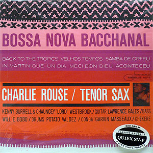 iڍ F CHARLIE ROUSE@(`[[EEY)@(LP 200gdʔ)@^CgFBOSSA NOVA BACCHANAL