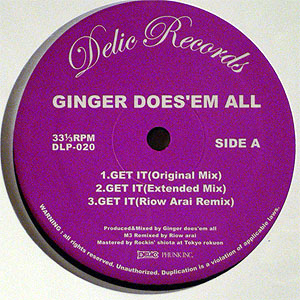 iڍ F GINGER DOES'EM ALL(12) GET IT / GOOD BYE STRAW HAT yfbhXgbNׁIIz