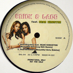 iڍ F BRICK & LACE feat. SEAN KINGSTON(12) HEARTBREAKES (BEAUTIFUL GIRL LONG EDIT REMIX) etcc