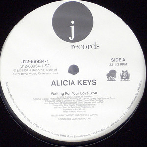 iڍ F ALICIA KEYS(12) WAITING FOR YOUR LOVE
