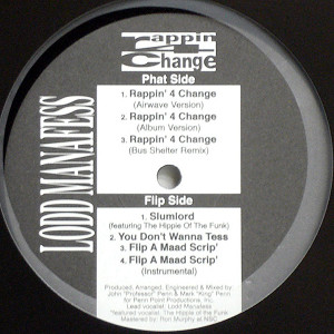 iڍ F LODD MANAFESS(12) RAPPIN' 4 CHANGE