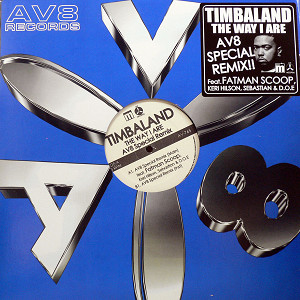 商品詳細 ： TIMBALAND(12) THE WAY I ARE  (AV8 SPECIAL REMIX)