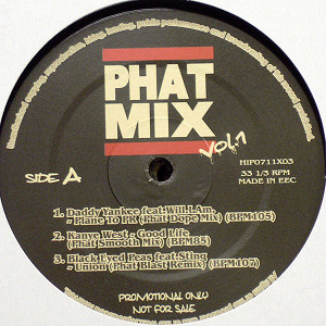 商品詳細 ： V.A.(12) PHAT MIX VOL.1