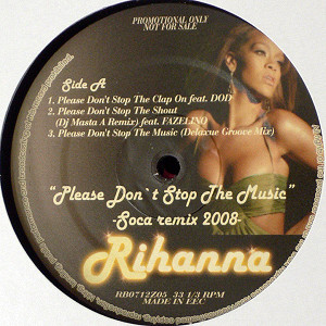 iڍ F RIHANNA(12) PLEASE DON'T STOP THE MUSIC / UMBRELLA