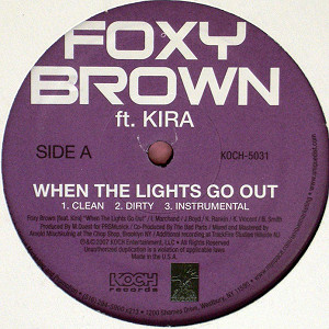 商品詳細 ： FOXY BROWN(12) WHEN THE LIGHTS GO OUT