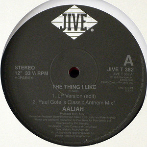 商品詳細 ： AALIYAH(12) THE THING I LIKE