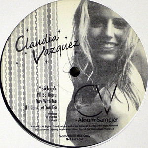 商品詳細 ： CLAUDIA VAZQUEZ(12) CV ALBUM SAMPLER