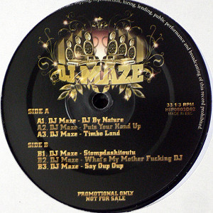 商品詳細 ： DJ MAZE(12) PARTY ALL NIGHT SAMPLER