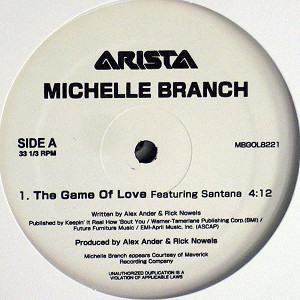 商品詳細 ： MICHELLE BRANCH FEAT. SANTANA(12) THE GAME OF LOVE