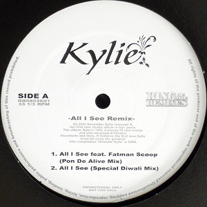 商品詳細 ： KYLIE MINOGUE(12) ALL I SEE REMIX