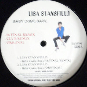 商品詳細 ： LISA STANSFIELD ETC...(12) BABY COME BACK [08 FINAL REMIX,CLUB REMIX,ORIGINAL] ETC...