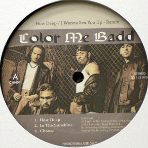 iڍ F COLOR ME BADD(12) HOW DEEP / I WANNA SEX YOU UP REMIX