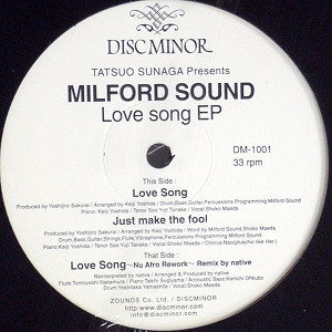 商品詳細 ： MILFORD SOUND(12) LOVE SONG EP