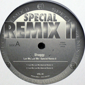SHAGGY(12) LUV ME, LUV ME - SPECIAL REMIX II -DJ機材アナログ