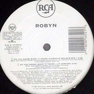 商品詳細 ： 【USED RECORD WINTER 50%OFF SALE!】【USED】ROBYN(12)DO YOU KNOW WHAT IT TAKES