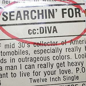 USED RECORD 50%OFF SALE!】【USED】CC DIVA (12) SEARCHIN