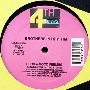商品詳細 ： 【USED】BROTHERS IN RHYTHM(12) SUCH A GOOD FEELING