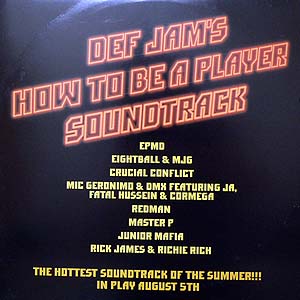 商品詳細 ： 【USED RECORD 50%OFF SALE!】V.A.(2LP) DEF JAM'S HOW TO BE A PLAYER SOUNDTRACK