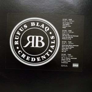 商品詳細 ： RUFUS BLAQ(2LP) CREDENTIAL