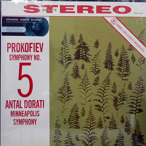 商品詳細 ： ドラティ指揮／ミネアポリス交響楽団　(LP 180g重量盤)　タイトル名：プロコフィエフ：交響曲第5番　変ロ長調　op.100