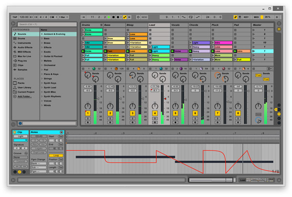 Ableton Live9 Suiteの紹介です。