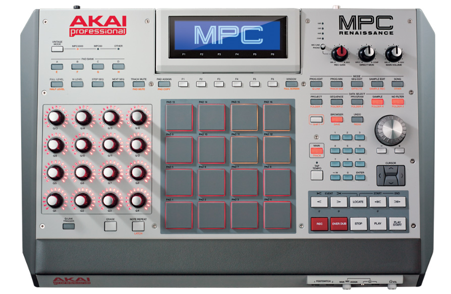 AKAI MPC RENAISSANCE 拡大写真