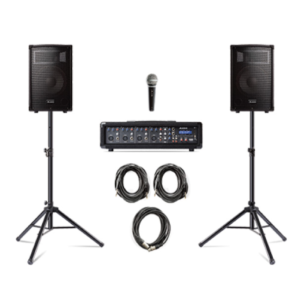 ALESIS  PA SYSTEM IN A BOX BUNDLE